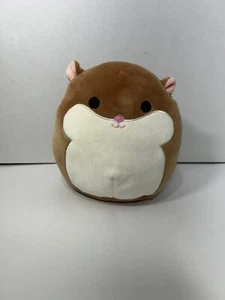 Squishmallows 8” Humphrey the Hamster Kellytoy Stuffed Plush Brown White 2019 7" - Picture 1 of 3
