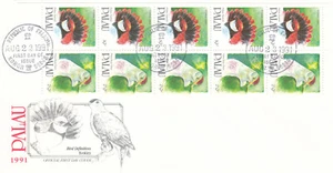 Birds Definitive Booklet Palau FDC 1991 (108543) - Picture 1 of 1