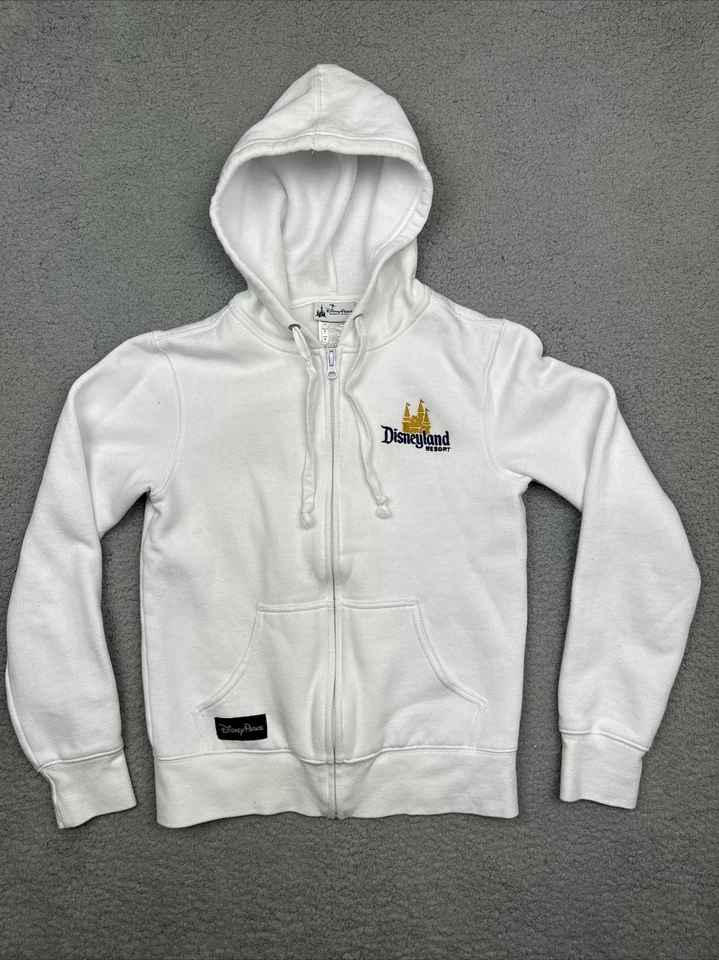 Sudadera con Capucha Walt Disney World Castillo Dorado Bordada Cremallera Pequeña Juvenil Foto 1 de 4