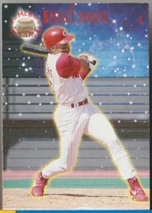 1998 Topps Stars #149 REGGIE SANDERS Cincinnati Rosso #/9799 Acquista 4+1Gratuito - Foto 1 di 2