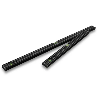 Stabila Dark Shadow 80AS Spirit Level Set - 60cm & 120cm - Image 1 of 4