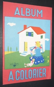 EDITIONS VOLUMETRIX ANNEES 1950 ALBUM A COLORIER COLORIAGE ENFANTS - Imagen 1 de 9