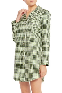 NEW Tory Burch Mireille Printed Stretch-cotton Pajama Shirt - MSRP $195.00! - Picture 1 of 12