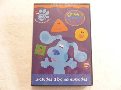 Blue's Clues: Shapes and Colors! (DVD, 2003, 1-Disc) Nick Jr 4 Episodes NEW OOP! Foto 1 de 3