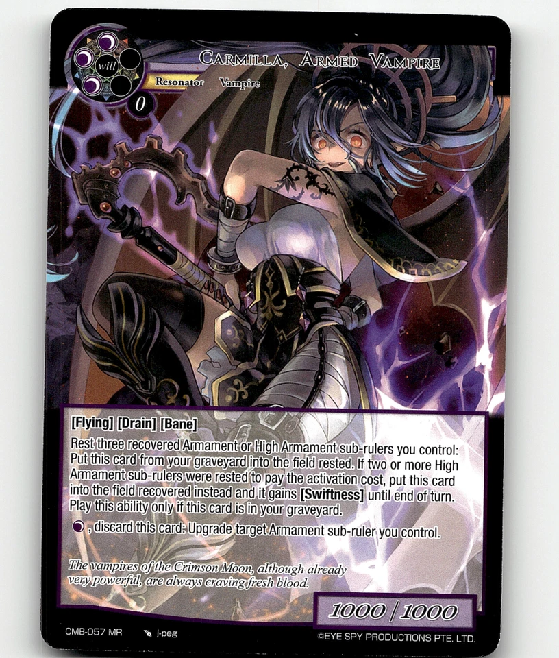 Force of Will Carmilla, Armed Vampire Crimson Moon's Battleground - Image 1 of 1