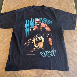 Vintage 90s 1999 WCW Goldberg Taz wrestling shirt XL - Picture 1 of 5