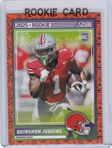 QUINSON JUDKINS ROOKIE CARD 2025 Score NFL RC Cleveland Brown OHIO STATE BUCKEYE - Picture 1 of 2