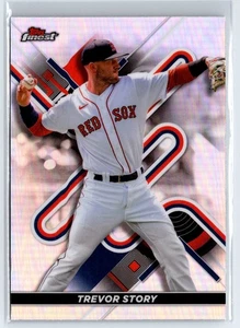 2022 Finest Refractor #50 Trevor Story Red Sox - Foto 1 di 2