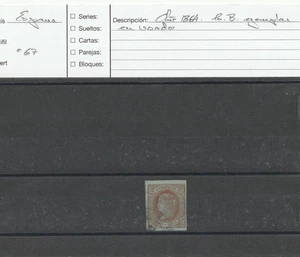 ESPAÑA año 1864.  ISABEL II.  Catalogo edifil nº 67 b. ejemplar - Imagen 1 de 1