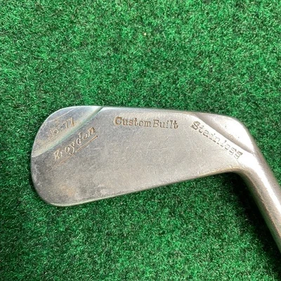 Kroydon Custom Built Nº 77 Acero Inoxidable 2-hierro Eje Stepless Madera Grano Derecha Foto 1 de 4