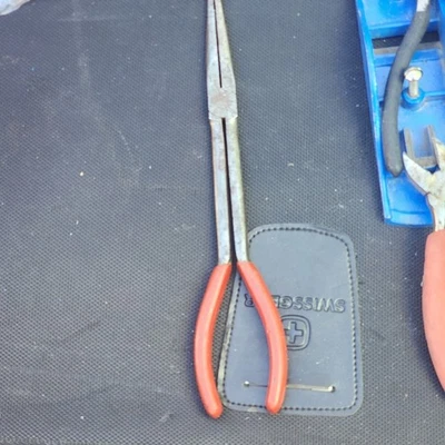 Alicate de nariz Sunex 3604 11" longo alcance com agulha dobrada - Imagem 1 de 4