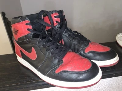 Nike Air Jordan 1 1994 Bred Size 9.5 130207-061 No box DONOR SOLES INCLUDED 94” - Image 1 of 4