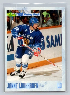 1993 Classic '93 Hockey Draft #43 Janne Laukkanen Finland - Image 1 of 2
