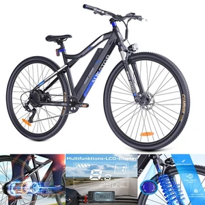 E-Bike Mountainbike SHIMANO 9 LCD-Display Ultra-Alu-Leg. Elektrofahrrad - Bild 1 von 11