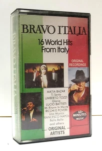 04556 MUSICASSETTA - BRAVO ITALIA - 16 world hits from Italy - 1989 - Picture 1 of 4