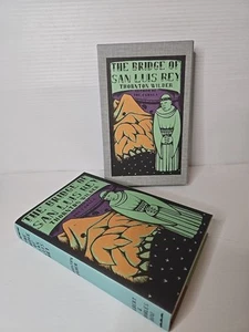The Bridge Of San Luis Rey Thornton Wilder 1955 Hardcover Book With Box Sleeve - Picture 1 of 13