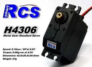 RCS Model H4306 RC Metal Gear High Torque R/C Hobby Standard Servo SS826 - Picture 1 of 5