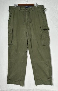 Polo Ralph Lauren Herringbone Twill Regiment Cargo Trousers Pants 38x32 Military - Picture 1 of 12