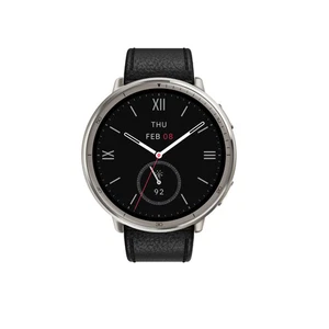 Amazfit Active 2 Black Leather 44mm Smartwatch - Bild 1 von 6