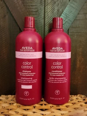 AVEDA!!!! Color Control RICH Shampoo and Conditioner LITER SIZE!! 33.8oz  - Image 1 of 2