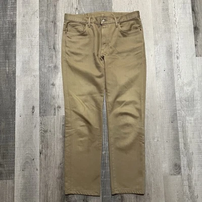 Edwin Jeans Japanese Cotton Twill Straight Leg Japan Mens Light Brown Pants 36 - Image 1 of 4