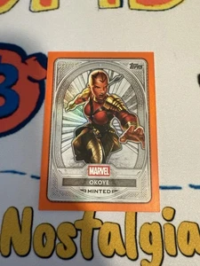 2025 Topps Marvel Mint Okoye #57 Orange Refractor /25 - Bild 1 von 2
