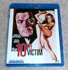 The 10th Victim Blu-ray Cult Thriller Marcello Mastroianni Ursula Andress - Picture 1 of 1