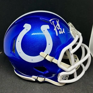 INDIANAPOLIS COLTS PAT MCAFEE SIGNED NFL MINI HELMET JSA COA AUTHENTIC AUTOGRAPH - Picture 1 of 2