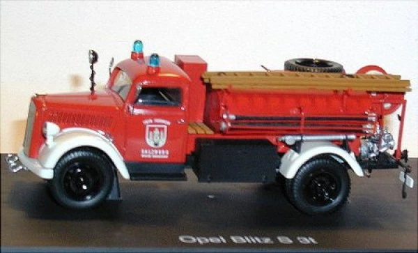 Opel Blitz S 3t Bomberos Salzburg 1:43 Schuco En OVP - Imagen 1 de 1