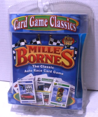 MILLE BORNES Clásico Auto Carrera Juego de Cartas con Bandeja de Cartas 2007 Movimientos Ganadores NUEVO Foto 1 de 4
