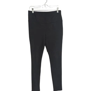 J.McLaughlin Womens Black High Waist Pull On Faux Suede Stretch Leggings Size M - Picture 1 of 7