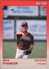 1989 Reading Phillies Star #19 Rick Parker