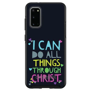 Custom OtterBox Symmetry for Samsung Galaxy S - Do All Things Through Christ - Picture 1 of 25
