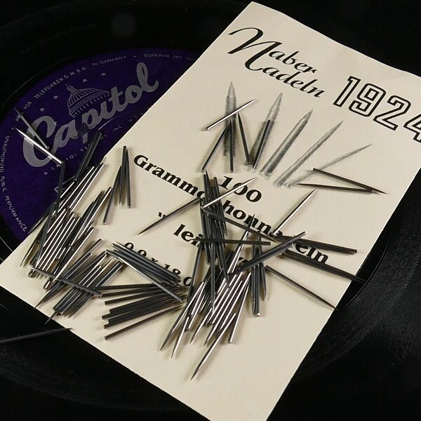 100 Gramophone Needles Quiet, Shellac Needles 78 RPM Gramophone Needles Soft Tone - Image 1 of 1