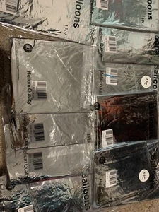 32''/40" Number Shape Helium Foil Ballons Party /Mix Number Bundle/ Silver - Picture 1 of 9