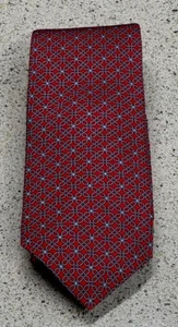 Brooks Brothers Brand New Silk Men’s Tie Red Blue Fashion Standard Width - Picture 1 of 3