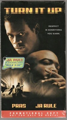 Turn It Up VHS 2001 Ja Rule Pras Michel Promotional Screener Copy Sealed New - Image 1 of 3