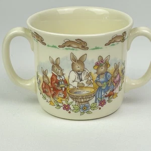 Royal Doulton Bunnykins Golden Jubilee Taufbecher 1936 Design Taufe Baby - Bild 1 von 12