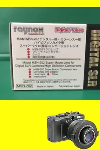 Raynox MSN-202 Macro Lens 4 Canon XA10/XF105/XF100/M40/M41/M400/M46/M406/M30/M31 - Picture 1 of 12