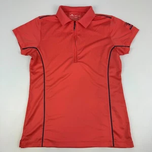 Peter Millar Womens Size S Wicking 1/4 Zip Pullover Golf 50 UPF Salmon Pink - Picture 1 of 5