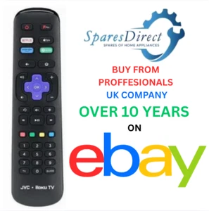 JVC ROKU TV Remote Control for LT-43CR330 LT-40CR330  LT-32CR230 LT-24CR230 - Picture 1 of 3