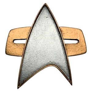 Voyager Communicator badge - Prop Replica original Roddenberry Production - Picture 1 of 5