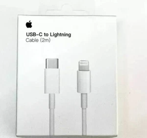 GENUINE Apple iPhone 14 13 12 11 Pro Max Charger USB C to Lightning Cable - 2M - Zdjęcie 1 z 1