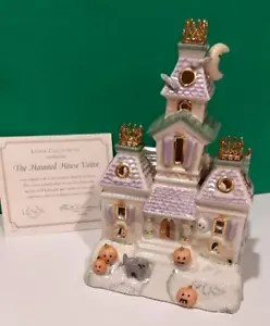 LENOX The HAUNTED HOUSE VOTIVE -- Escultura de Halloween -- -- NUEVO en CAJA con certificado de autenticidad - Imagen 1 de 24