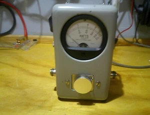 Ptak Thruline Model 43 RF Watomierz Miernik mocy + skórzane etui VINTAGE - Zdjęcie 1 z 19