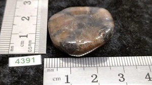 CHIASTOLITE ANDALOUSITE - pierre roulee naturelle - mineraux lithotherapie reiki - Picture 1 of 2