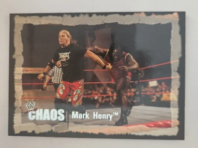 2004 Fleer WWE Wrestling CHAOS #68 MARK HENRY - Image 1 of 2