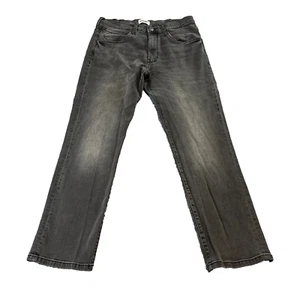 Wrangler Herren Jeans Tapered Fit 32 30 Dark Wash Grau Stretch Arizona Cowboy - Bild 1 von 13