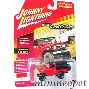 JOHNNY LIGHTNING 1980 TOYOTA LAND CRUISER 1/64 DIECAST MODEL CAR RED JLCP7063 - Picture 1 of 1