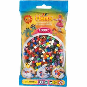 Hama Bügelperlen Midi - Vollton Mix 1000 Perlen (22 Farben) - Bild 1 von 1